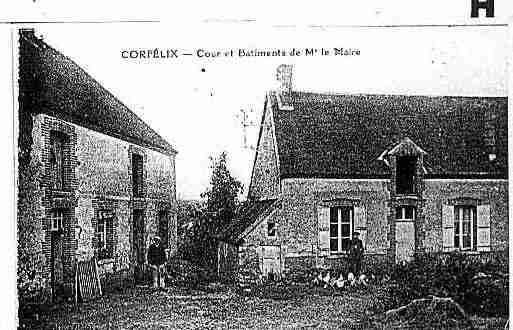 Ville de CORFELIX Carte postale ancienne