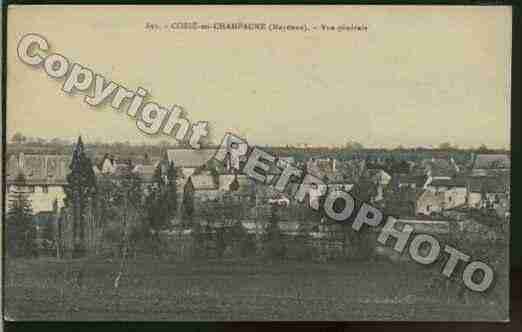 Ville de COSSEENCHAMPAGNE Carte postale ancienne