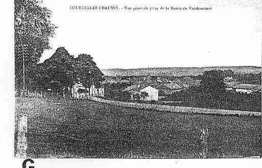 Ville de COURCELLESCHAUSSY Carte postale ancienne