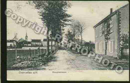 Ville de COURCELLESSURNIED Carte postale ancienne