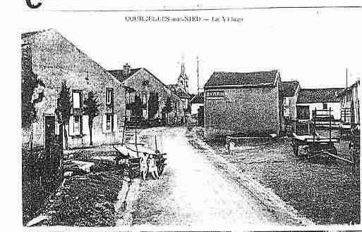 Ville de COURCELLESSURNIED Carte postale ancienne