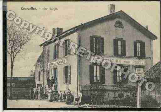 Ville de COURCELLESSURNIED Carte postale ancienne