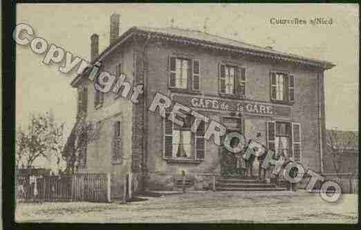 Ville de COURCELLESSURNIED Carte postale ancienne