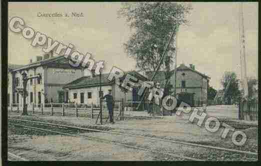 Ville de COURCELLESSURNIED Carte postale ancienne