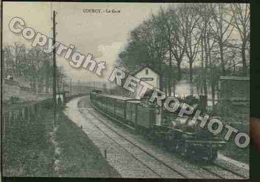 Ville de COURCY Carte postale ancienne