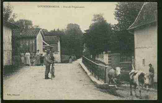 Ville de COURDEMANGES Carte postale ancienne