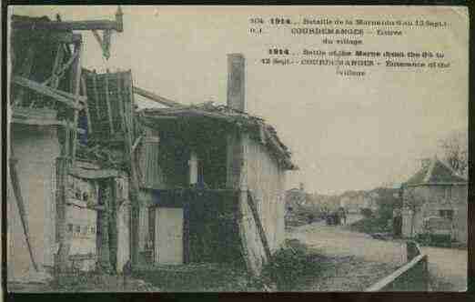 Ville de COURDEMANGES Carte postale ancienne