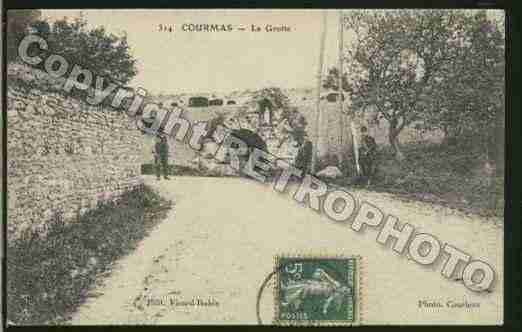 Ville de COURMAS Carte postale ancienne