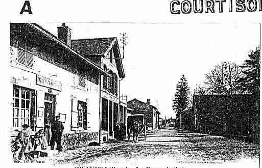 Ville de COURTISOLS Carte postale ancienne