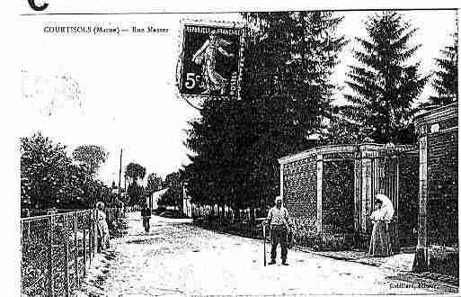 Ville de COURTISOLS Carte postale ancienne
