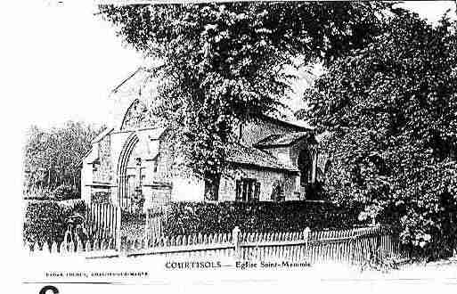 Ville de COURTISOLS Carte postale ancienne