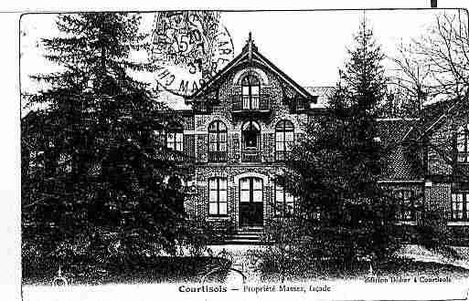 Ville de COURTISOLS Carte postale ancienne
