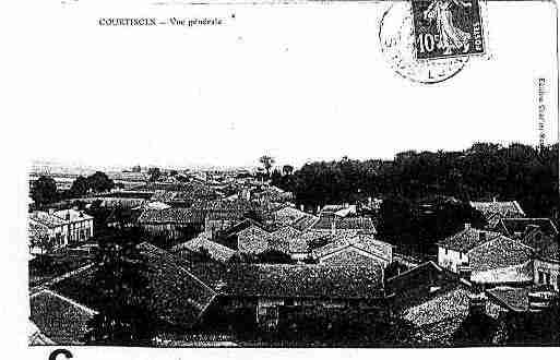 Ville de COURTISOLS Carte postale ancienne