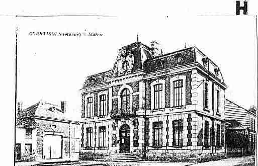 Ville de COURTISOLS Carte postale ancienne