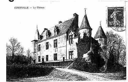 Ville de COURVILLE Carte postale ancienne