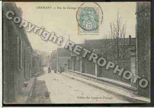 Ville de CRAMANT Carte postale ancienne