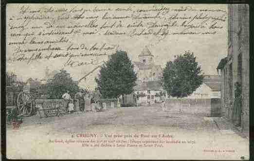 Ville de CRUGNY Carte postale ancienne