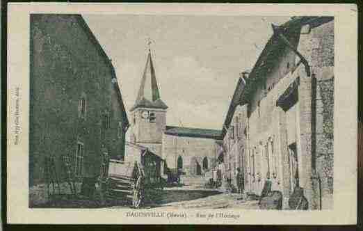 Ville de DAGONVILLE Carte postale ancienne