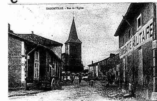 Ville de DAGONVILLE Carte postale ancienne