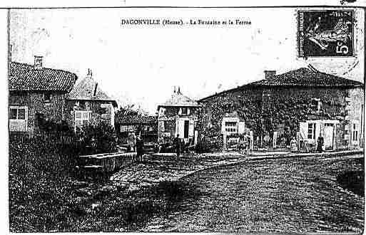 Ville de DAGONVILLE Carte postale ancienne