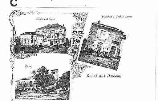 Ville de DALHAIN Carte postale ancienne Ville de DALHAIN Carte postale ancienne