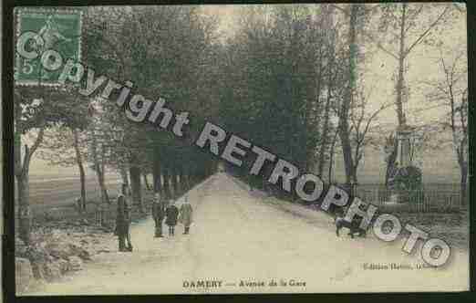 Ville de DAMERY Carte postale ancienne