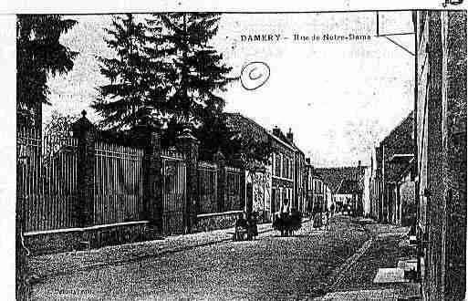 Ville de DAMERY Carte postale ancienne