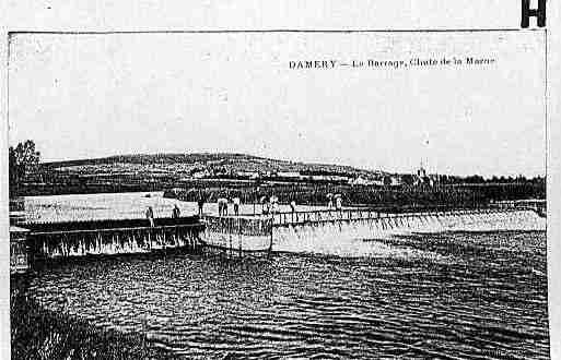 Ville de DAMERY Carte postale ancienne