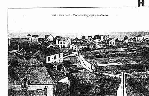 Ville de DAMGAN Carte postale ancienne