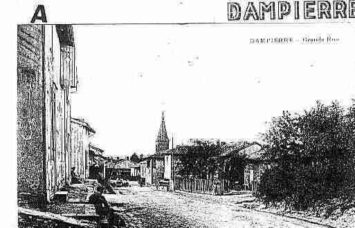 Ville de DAMPIERRELECHATEAU Carte postale ancienne