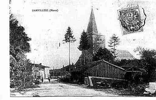 Ville de DAMVILLERS Carte postale ancienne