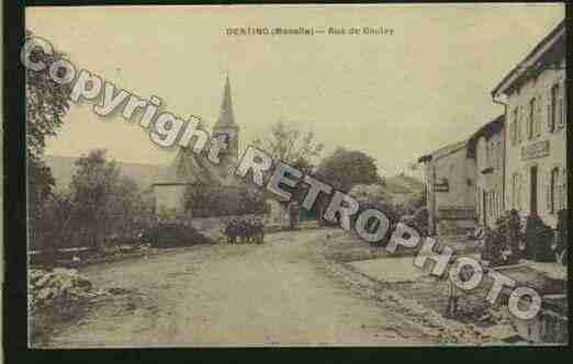 Ville de DENTING Carte postale ancienne