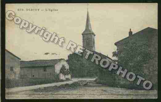 Ville de DESTRY Carte postale ancienne