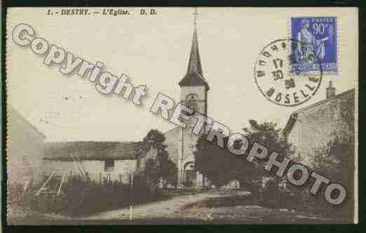 Ville de DESTRY Carte postale ancienne