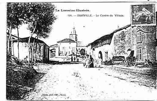 Ville de DIARVILLE Carte postale ancienne