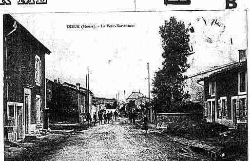 Ville de DIEUESURMEUSE Carte postale ancienne