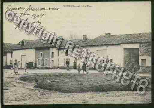 Ville de DIEUESURMEUSE Carte postale ancienne Ville de DIEUESURMEUSE Carte postale ancienne