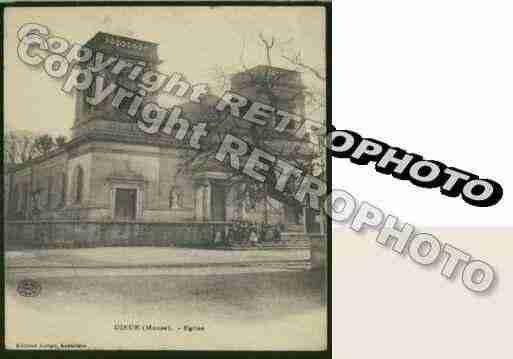 Ville de DIEUESURMEUSE Carte postale ancienne Ville de DIEUESURMEUSE Carte postale ancienne