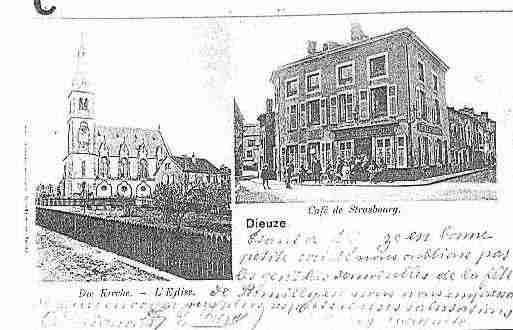 Ville de DIEUZE Carte postale ancienne