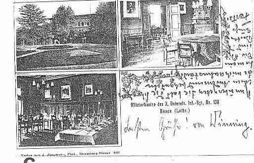 Ville de DIEUZE Carte postale ancienne