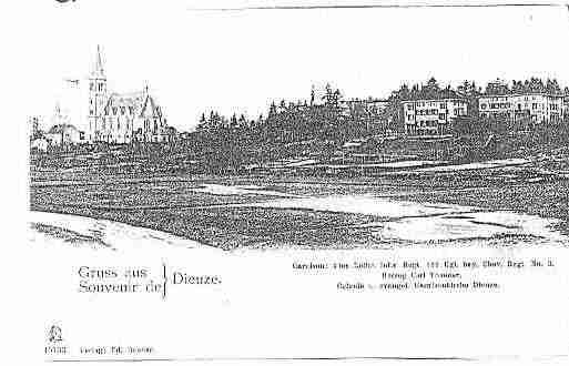 Ville de DIEUZE Carte postale ancienne