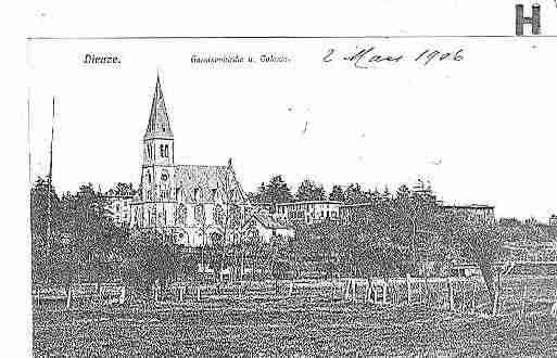 Ville de DIEUZE Carte postale ancienne