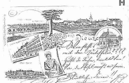 Ville de DIEUZE Carte postale ancienne
