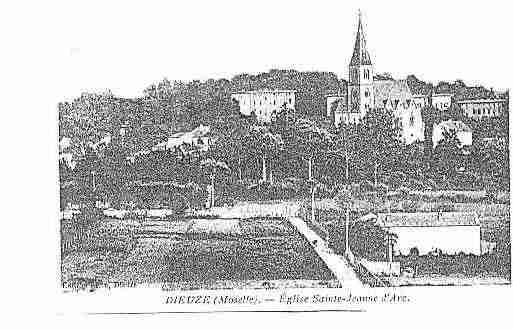Ville de DIEUZE Carte postale ancienne