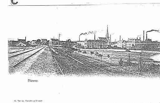 Ville de DIEUZE Carte postale ancienne