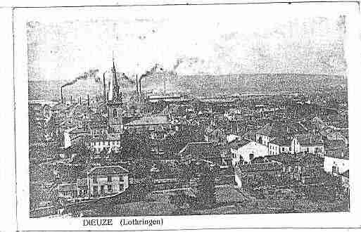 Ville de DIEUZE Carte postale ancienne