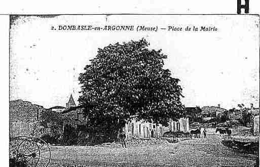 Ville de DOMBASLEENARGONNE Carte postale ancienne