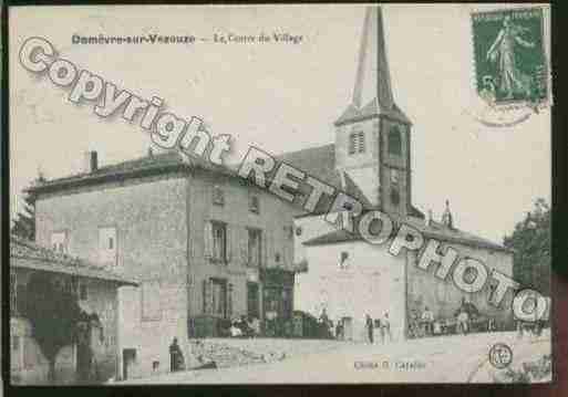 Ville de DOMEVRESURVEZOUZE Carte postale ancienne