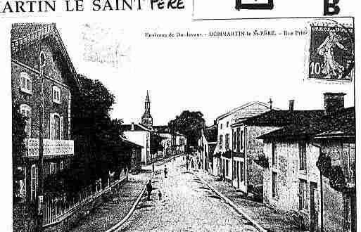 Ville de DOMMARTINLESAINTPERE Carte postale ancienne