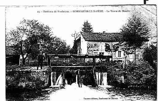 Ville de DOMMARTINLESAINTPERE Carte postale ancienne